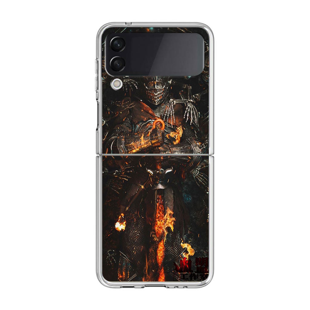 Ember King Warden Cursed Flame Samsung Galaxy Z Flip 3 Case