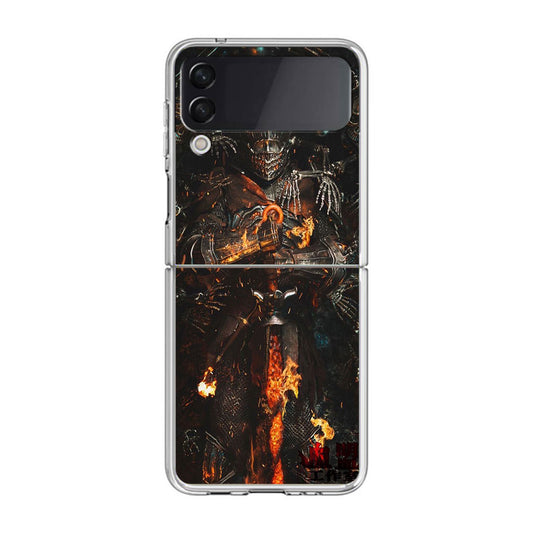 Ember King Warden Cursed Flame Samsung Galaxy Z Flip 4 Case