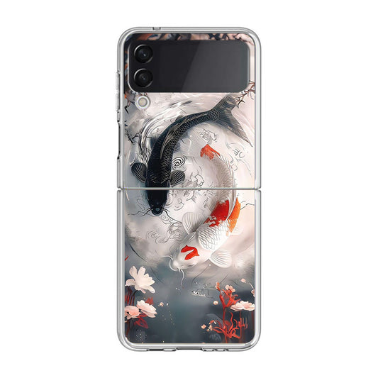 Eternal Balance of The Koi Spirits Samsung Galaxy Z Flip 4 Case