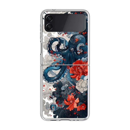 Floral Kraken Samsung Galaxy Z Flip 4 Case