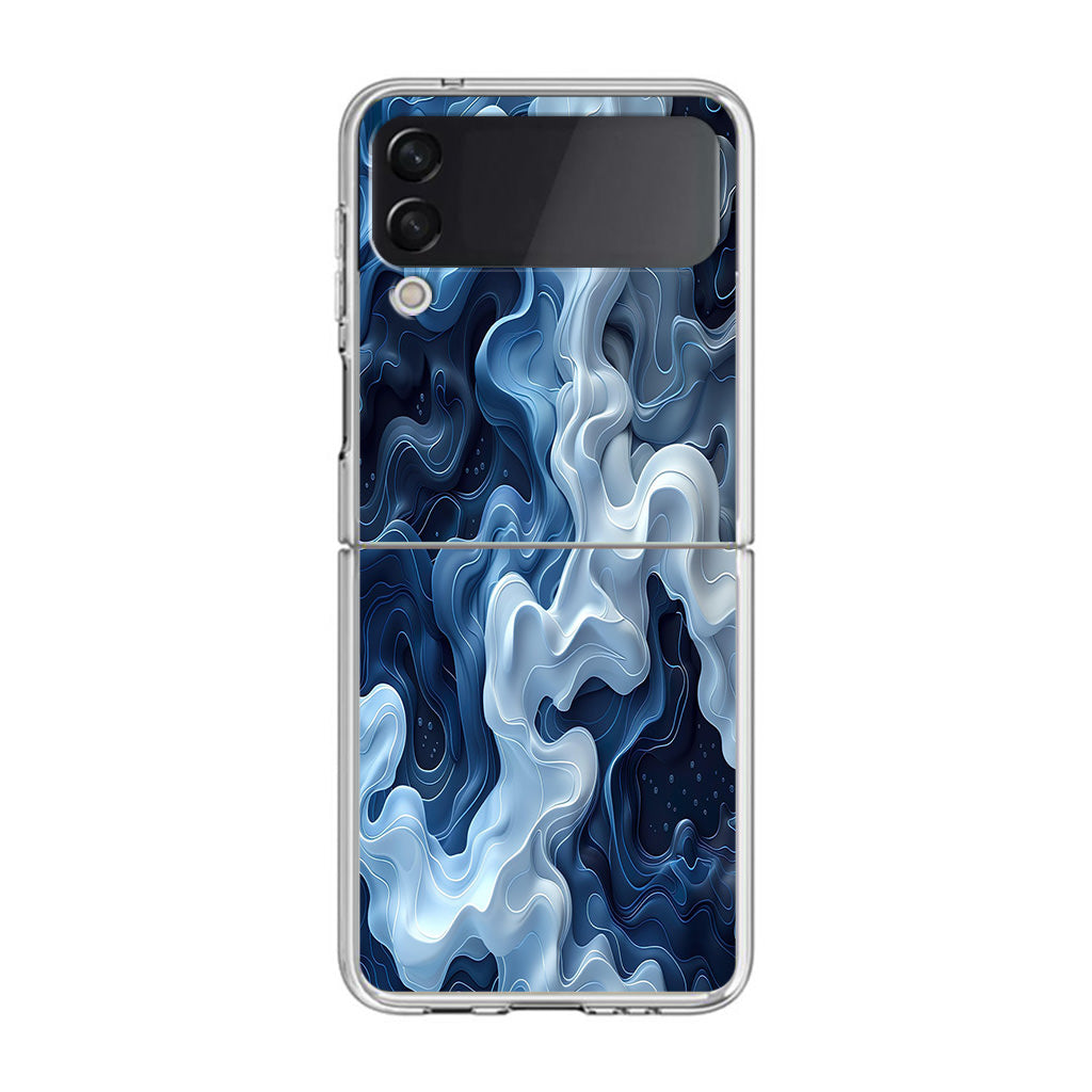 Frozen Waves Samsung Galaxy Z Flip 4 Case