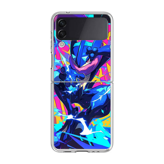 Greninja Aqua Blast Samsung Galaxy Z Flip 4 Case