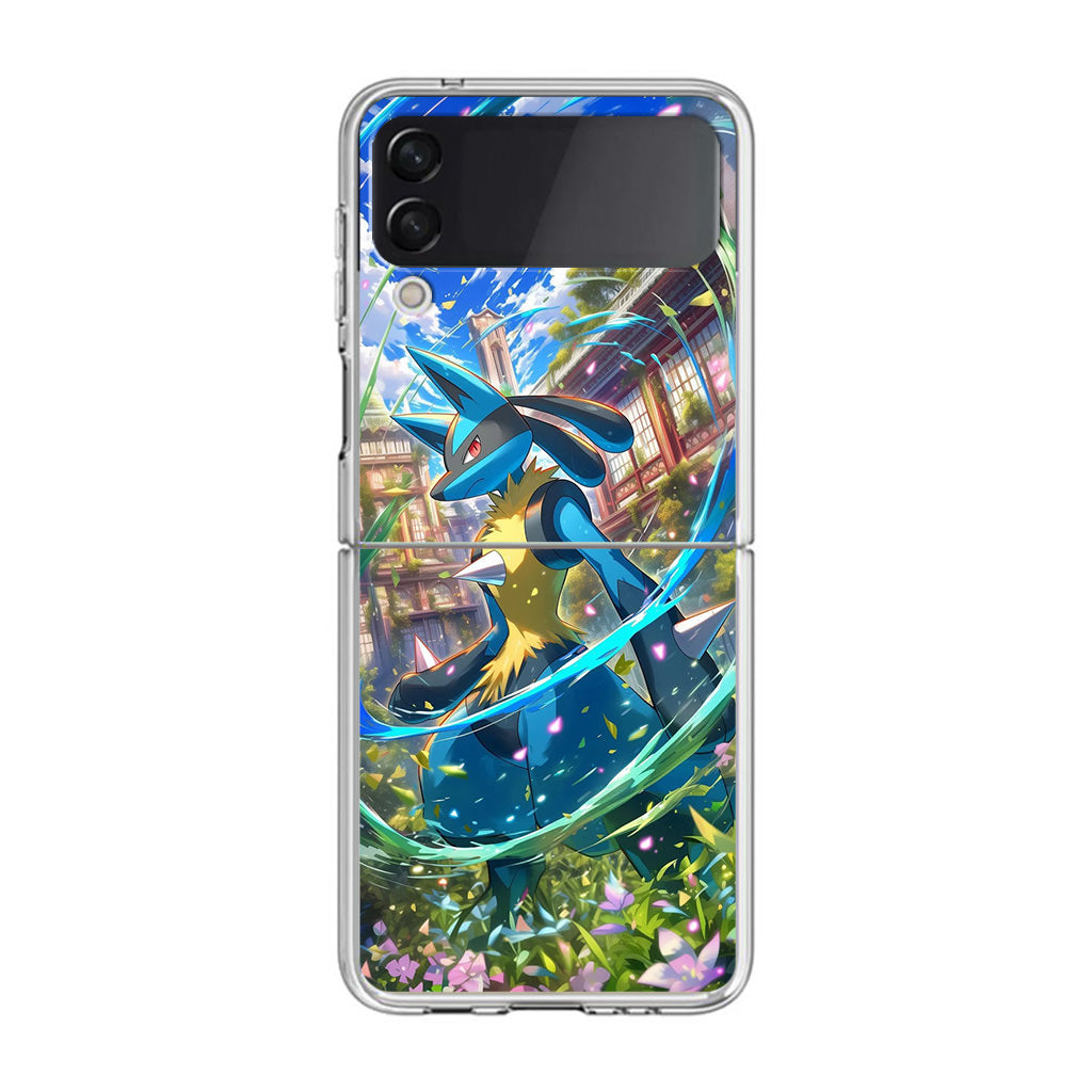 Lucario Precognitive Aura Samsung Galaxy Z Flip 3 Case