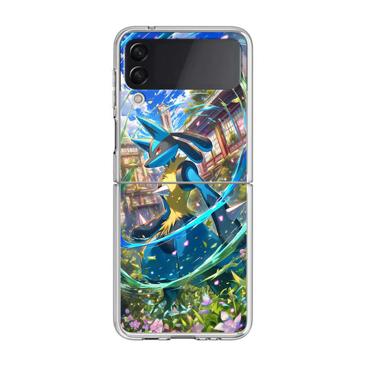 Lucario Precognitive Aura Samsung Galaxy Z Flip 3 Case
