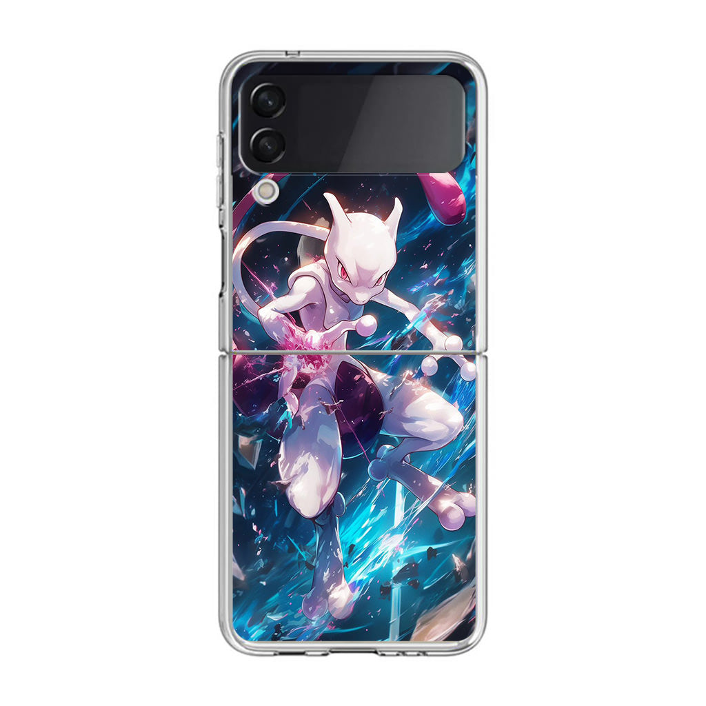 Mewtwo Genesis of Power Samsung Galaxy Z Flip 3 Case
