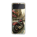 Motorcycle In Tokyo Streets Samsung Galaxy Z Flip 4 Case
