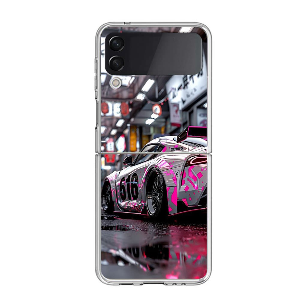 Neon Apex Drift Dreams Samsung Galaxy Z Flip 4 Case