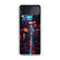 Neon Veins Of The Cyber City Samsung Galaxy Z Flip 3 Case