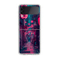 Neon Veins of the Night Market Samsung Galaxy Z Flip 3 Case