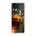 Night Drift Thunder Neon Streets Samsung Galaxy Z Flip 4 Case