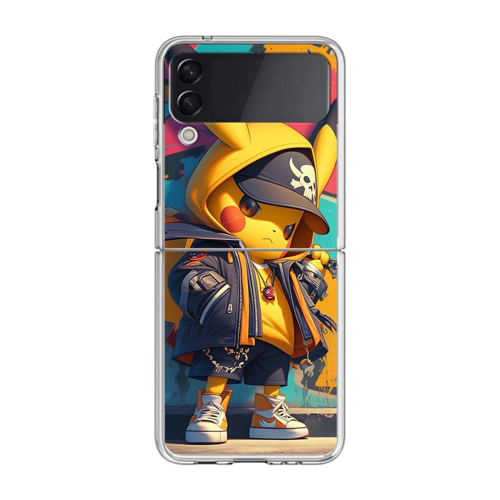 Pikachu Street Rebellion Samsung Galaxy Z Flip 3 Case