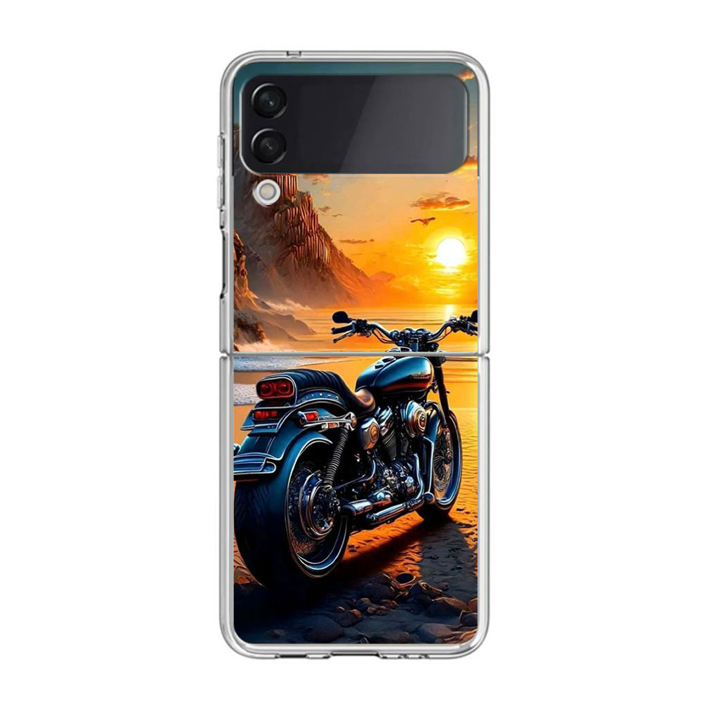 Ride Into the Blaze Samsung Galaxy Z Flip 3 Case