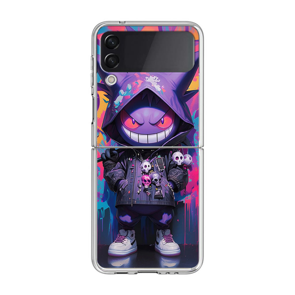Shadow Drip Gengar Goes Street Samsung Galaxy Z Flip 3 Case