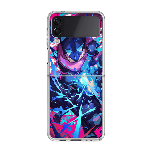 Shadow Surge Greninja Unleashed Samsung Galaxy Z Flip 4 Case