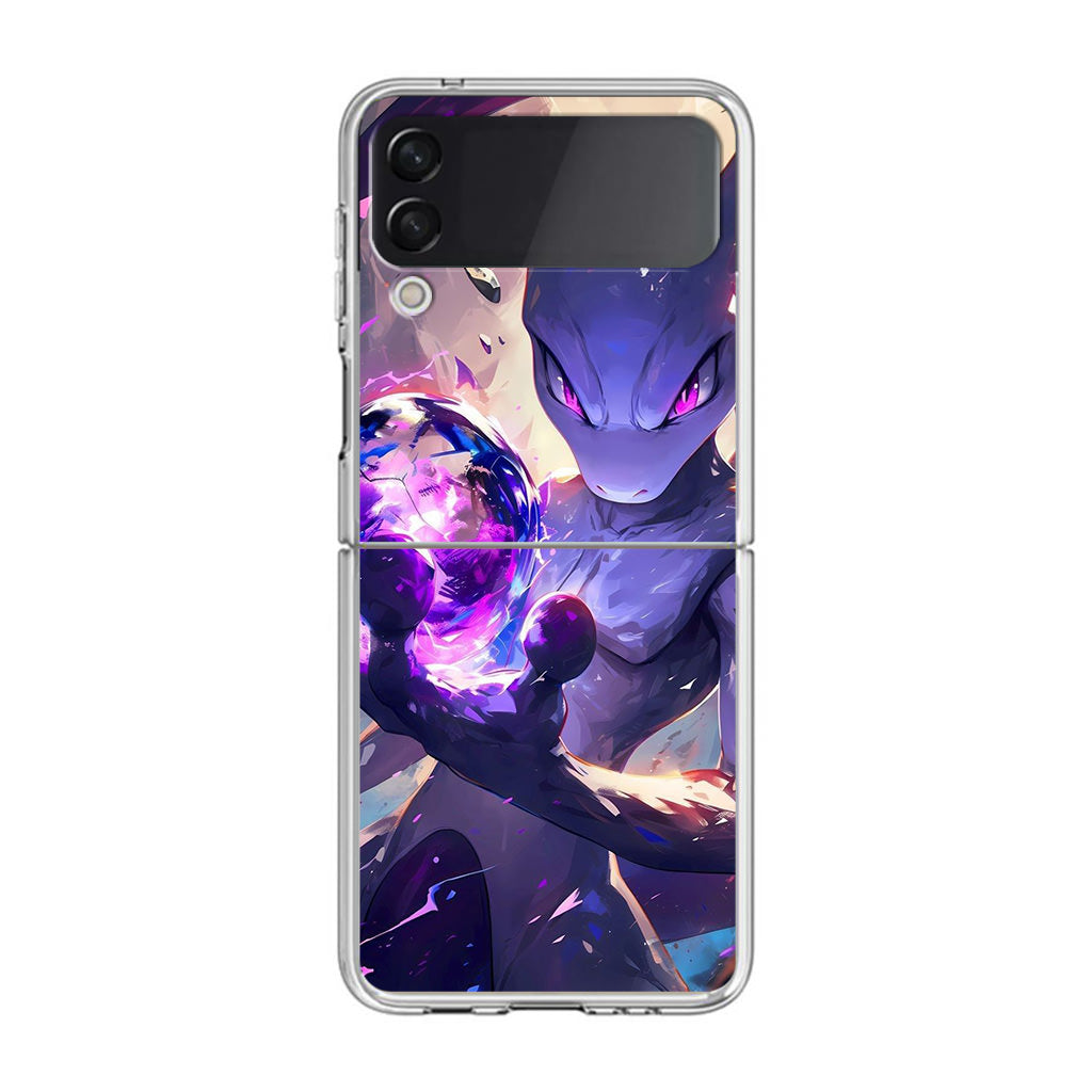 Unexpected Mewtwo Samsung Galaxy Z Flip 4 Case