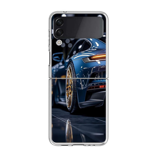 Velvet Thunder Elegance on Wheels Samsung Galaxy Z Flip 3 Case