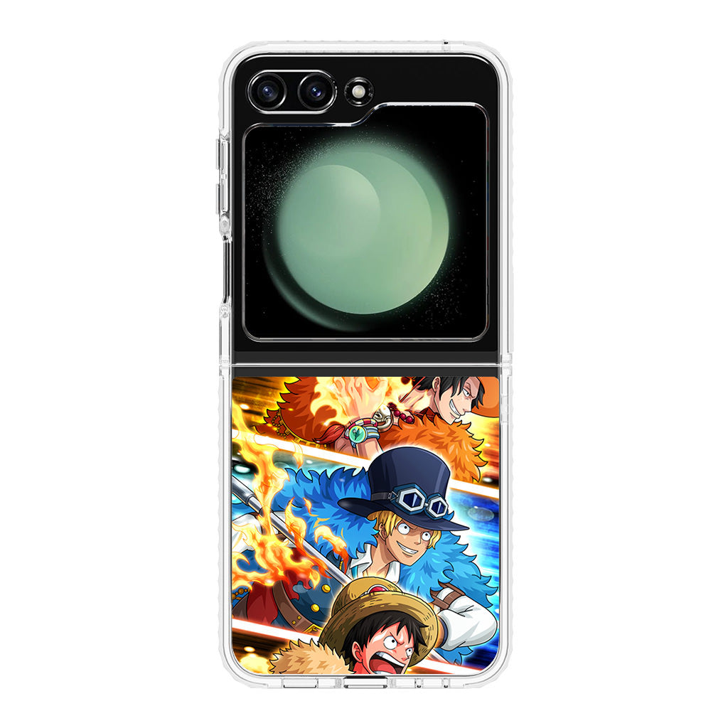 Ace Sabo Luffy Samsung Galaxy Z Flip 5 Case
