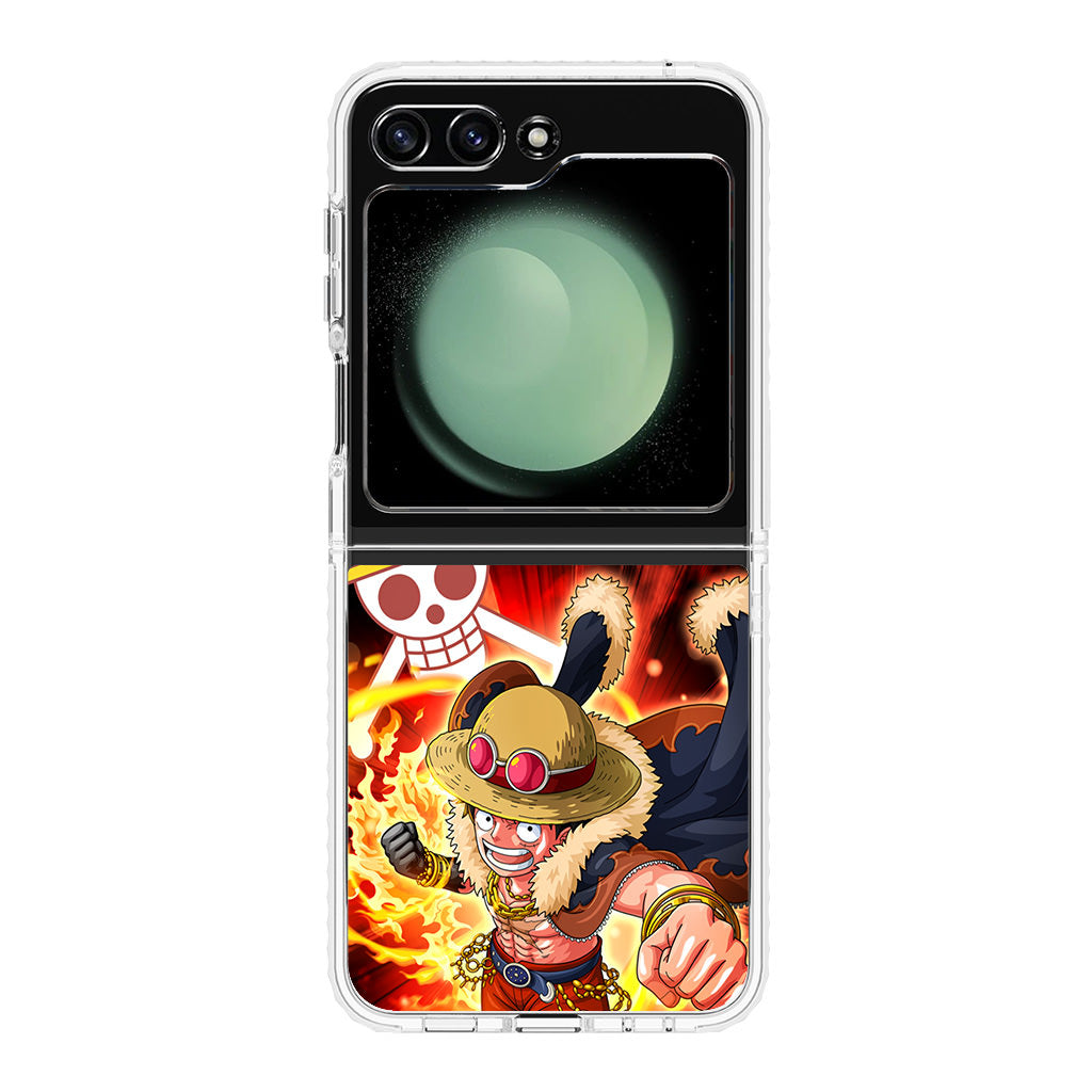 Luffy Red Hawk Punch Samsung Galaxy Z Flip 5 Case