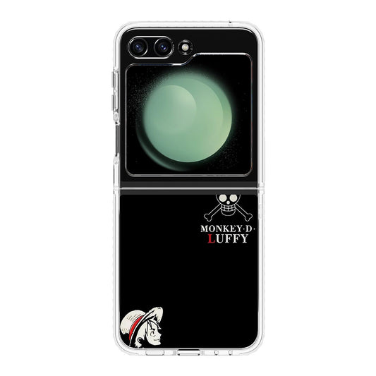 Monkey D Luffy Black And White Samsung Galaxy Z Flip 5 Case