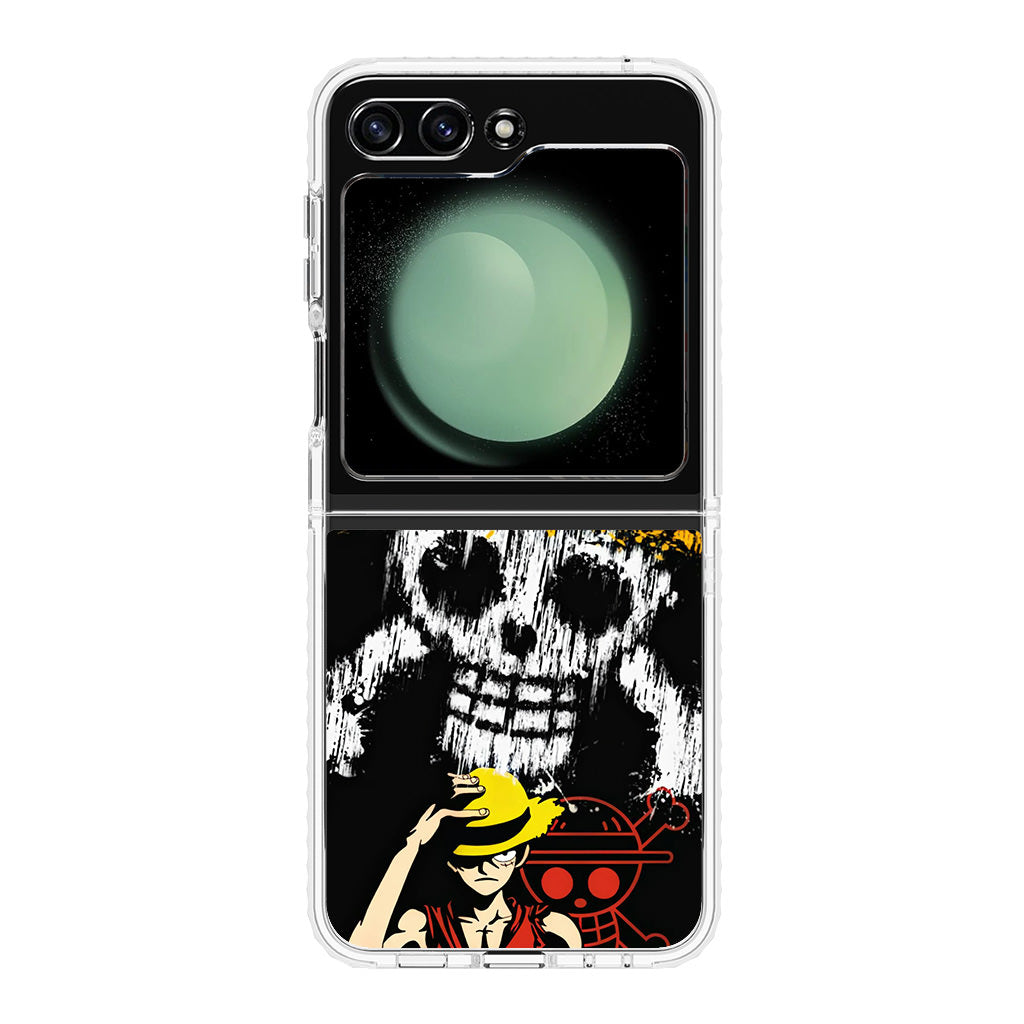 Monkey D Luffy Paint Art Samsung Galaxy Z Flip 5 Case