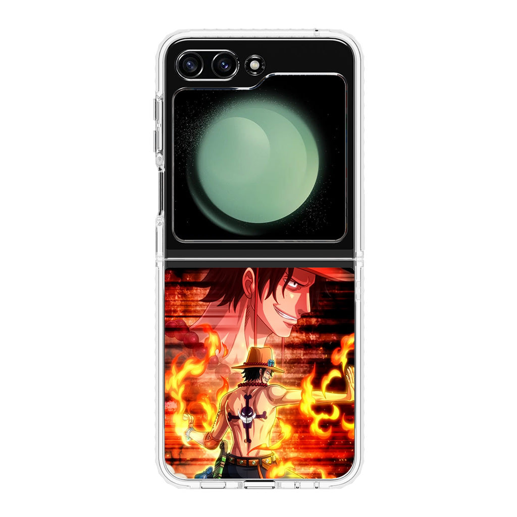 Portgas D Ace One Piece Samsung Galaxy Z Flip 5 Case
