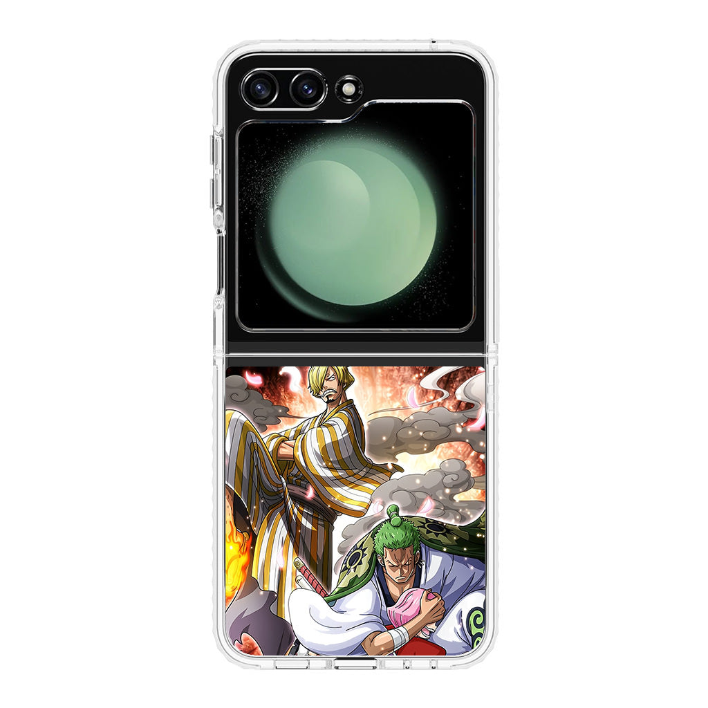 Sanji And Zoro Saving Otoko Samsung Galaxy Z Flip 5 Case
