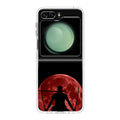 Silhouette Of Zoro In Santoryu Mode Samsung Galaxy Z Flip 5 Case