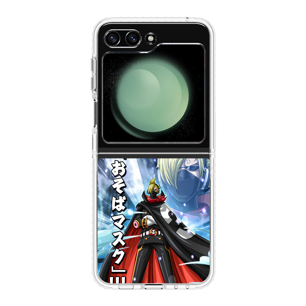 Stealth Black Sanji Samsung Galaxy Z Flip 5 Case