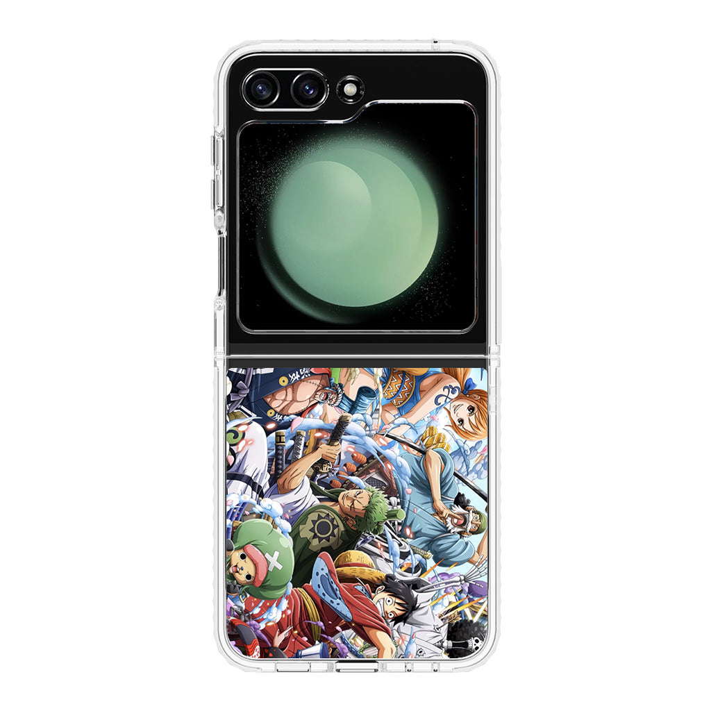 Straw Hat Pirates Arc Wano Samsung Galaxy Z Flip 5 Case