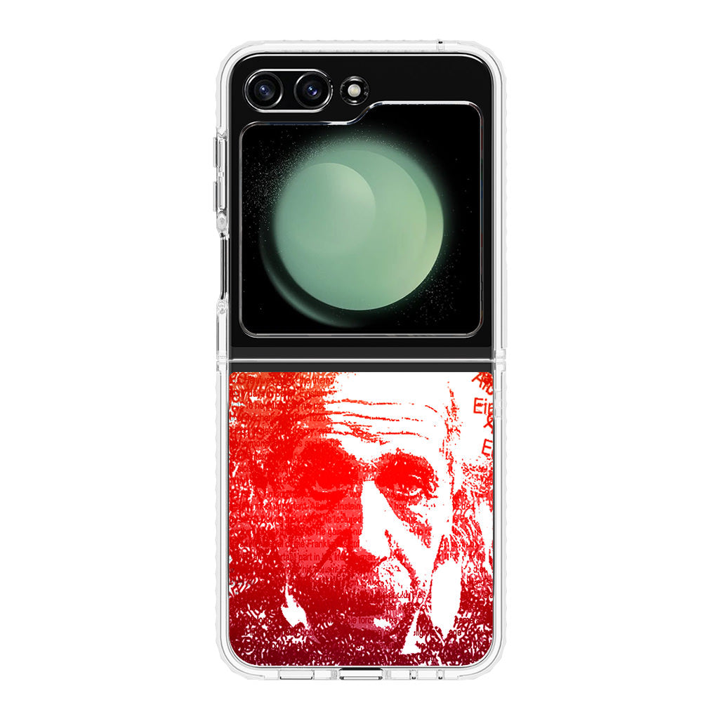 Albert Einstein Art Samsung Galaxy Z Flip 5 Case