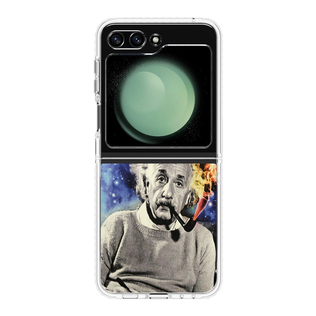 Albert Einstein Smoking Samsung Galaxy Z Flip 5 Case