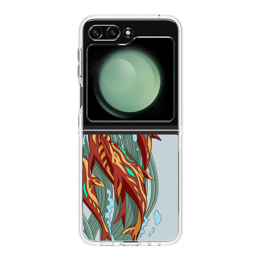 Aquamarine Revenge Samsung Galaxy Z Flip 5 Case