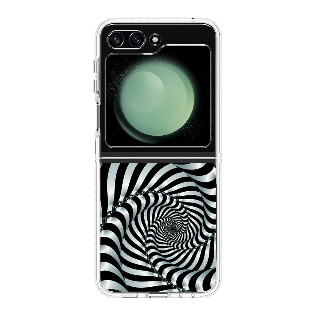 Artistic Spiral 3D Samsung Galaxy Z Flip 5 Case