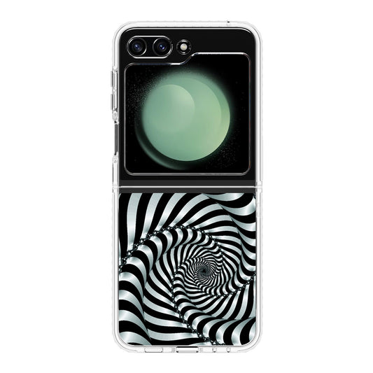 Artistic Spiral 3D Samsung Galaxy Z Flip 5 Case