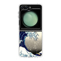 Artistic the Great Wave off Kanagawa Samsung Galaxy Z Flip 5 Case