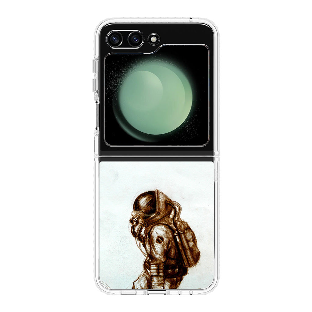 Astronaut Heavy Walk Samsung Galaxy Z Flip 5 Case