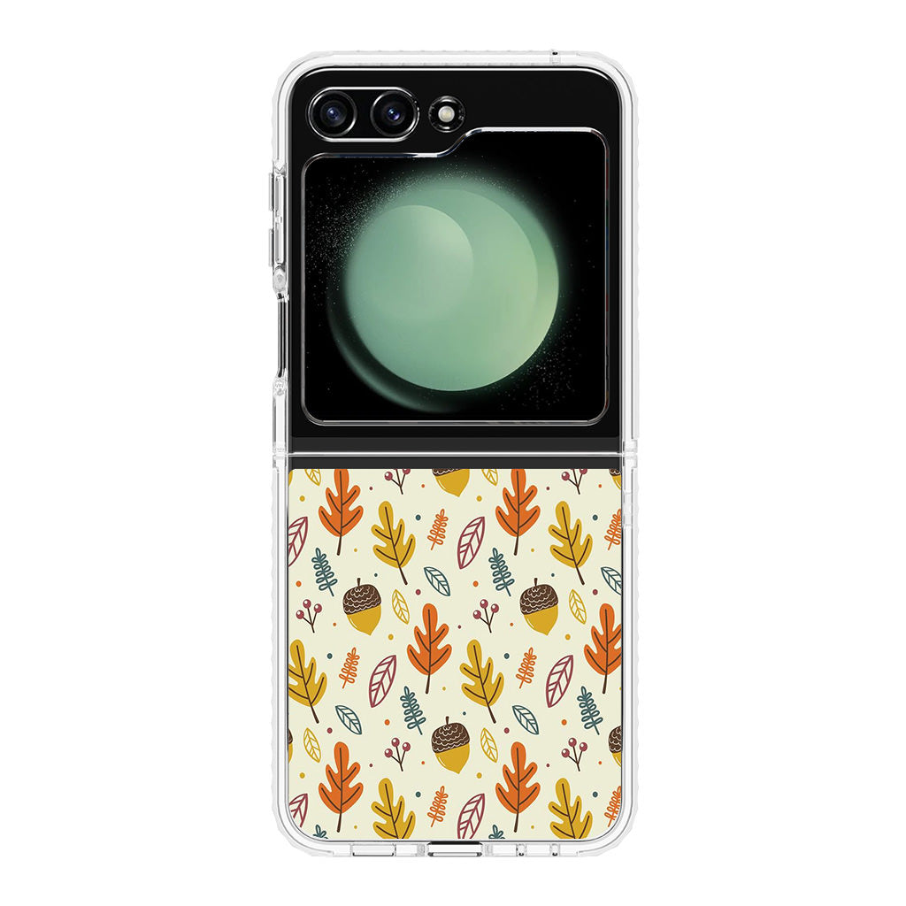 Autumn Things Pattern Samsung Galaxy Z Flip 5 Case