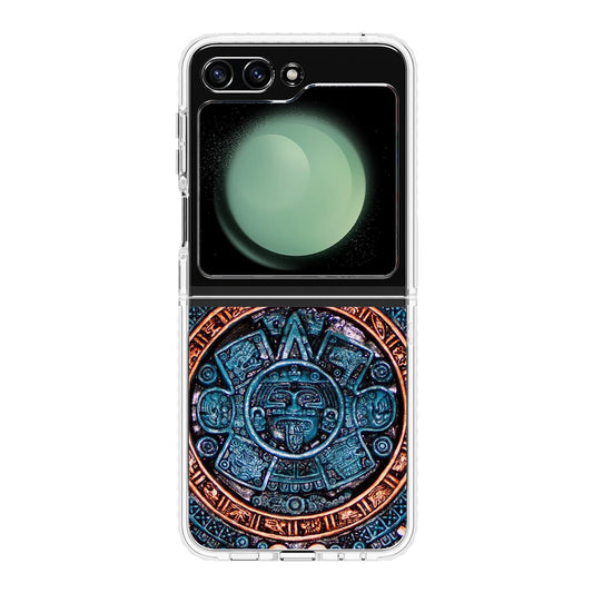 Aztec Calendar Samsung Galaxy Z Flip 5 Case