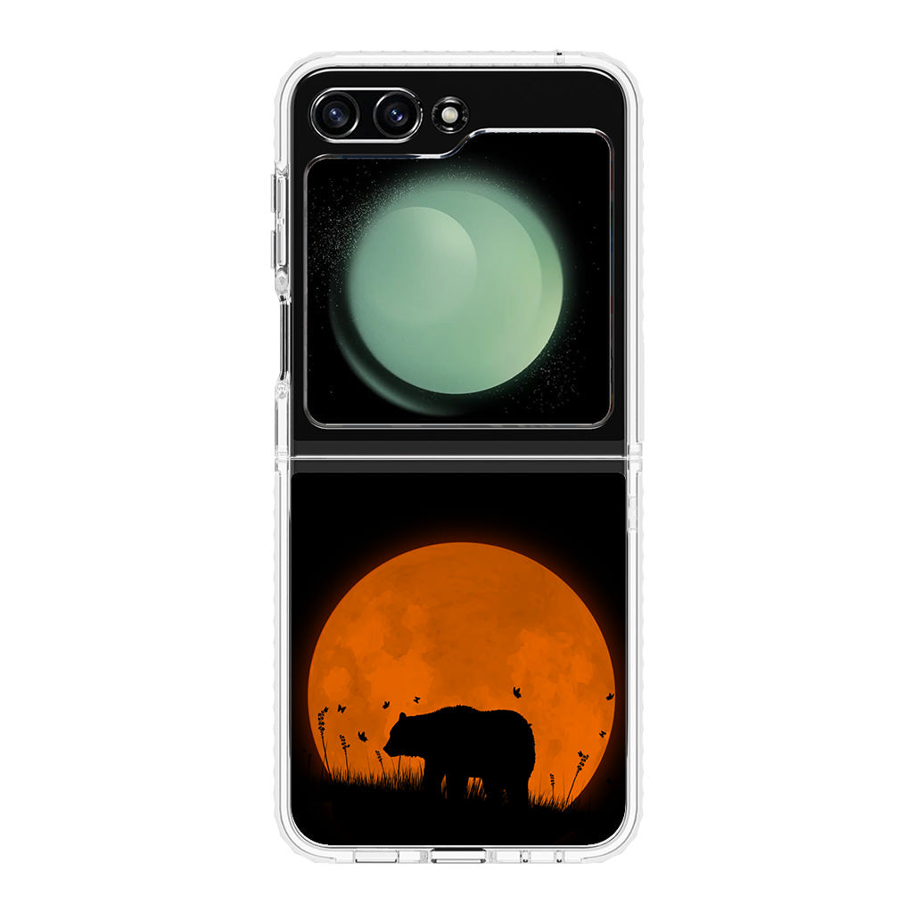 Bear Silhouette Samsung Galaxy Z Flip 5 Case