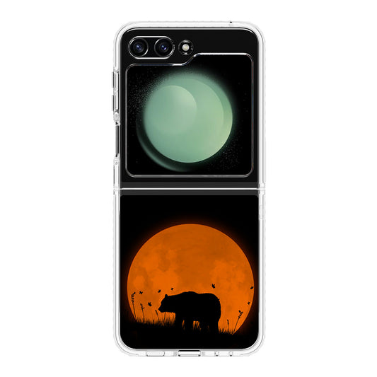 Bear Silhouette Samsung Galaxy Z Flip 5 Case