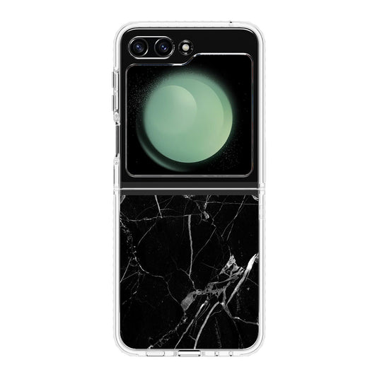 Black Marble Samsung Galaxy Z Flip 5 Case