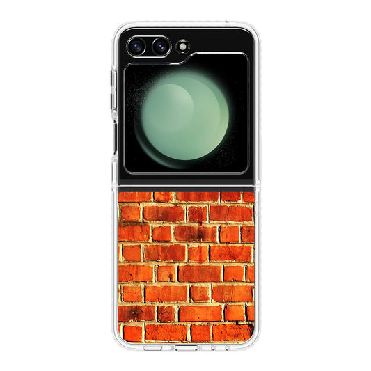 Brick Wall Pattern Samsung Galaxy Z Flip 5 Case