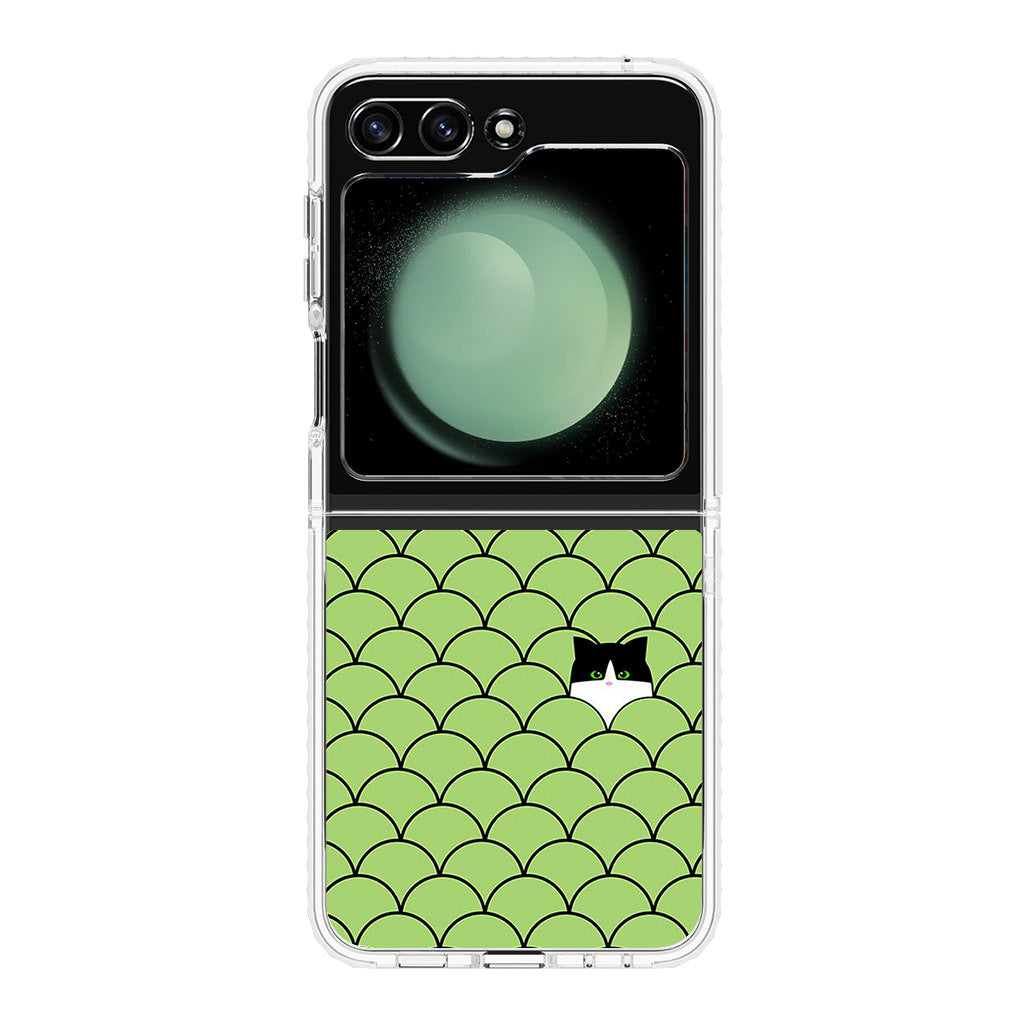 Cat Circles Samsung Galaxy Z Flip 5 Case