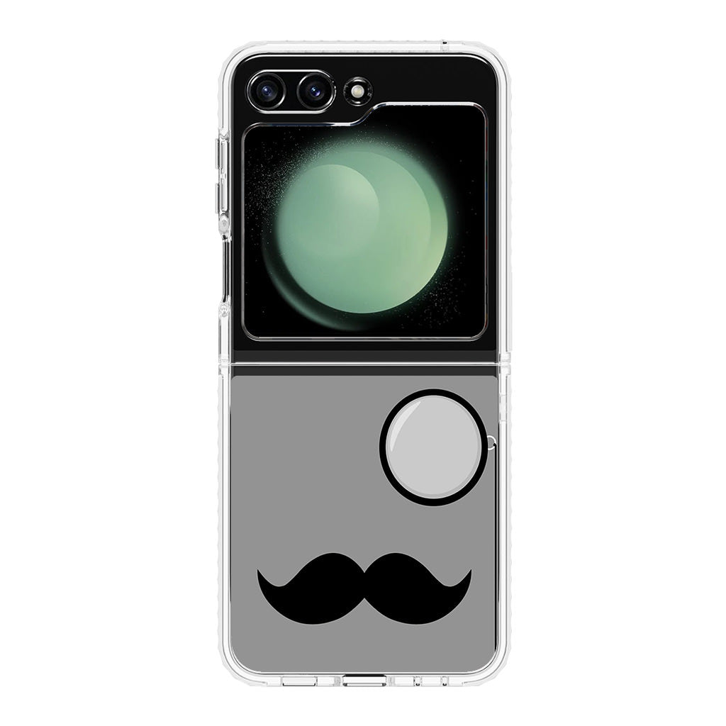 Classy Mustache Samsung Galaxy Z Flip 5 Case