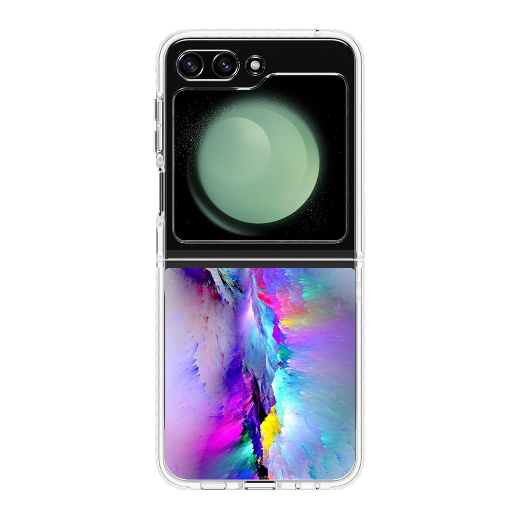 Colorful Abstract Smudges Samsung Galaxy Z Flip 5 Case