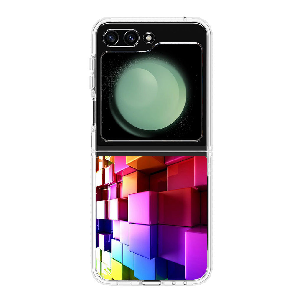 Colorful Cubes Samsung Galaxy Z Flip 5 Case