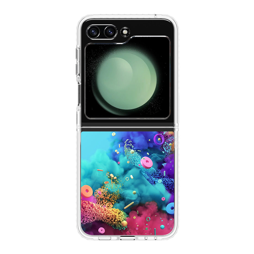 Colorful Smoke Boom Samsung Galaxy Z Flip 5 Case