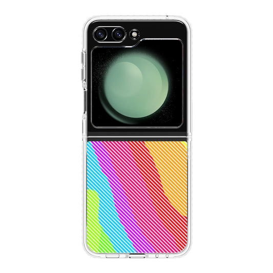 Colorful Stripes Samsung Galaxy Z Flip 5 Case