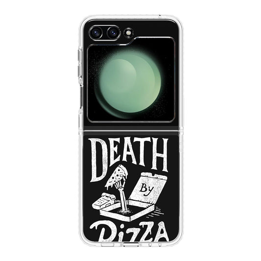 Death By Pizza Samsung Galaxy Z Flip 5 Case