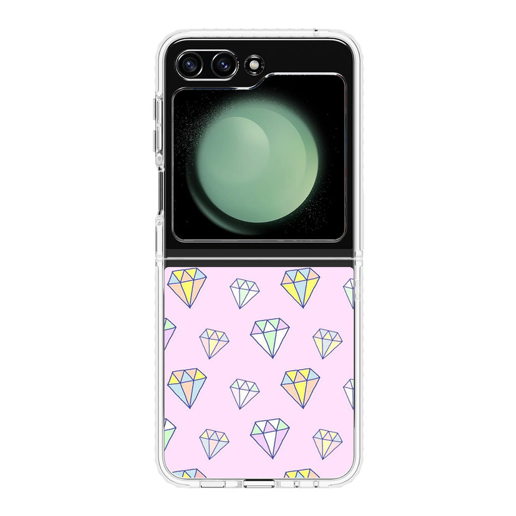 Diamonds Pattern Samsung Galaxy Z Flip 5 Case